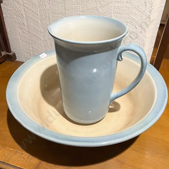 Ceramic Wash Jug & Basin