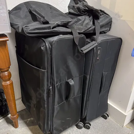 Pair of Trundler Suitcases & Other Bag