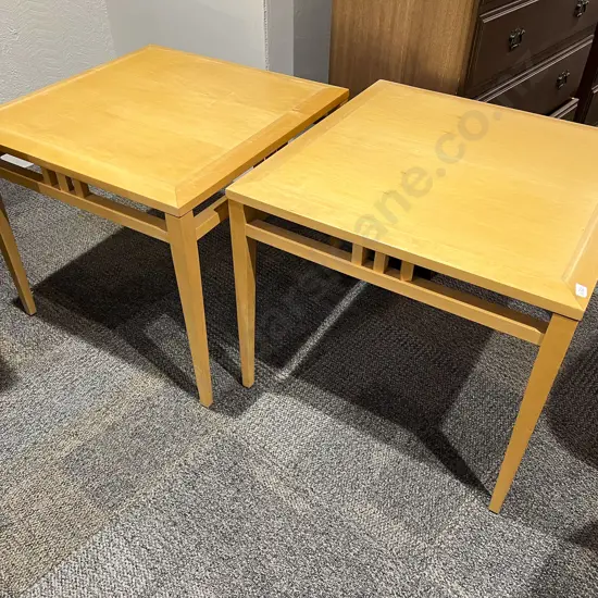 Pair Square Modern Coffee Tables