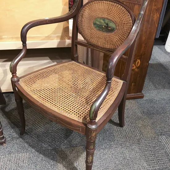 Reproduction Wycombe Backed & Seated Armchair