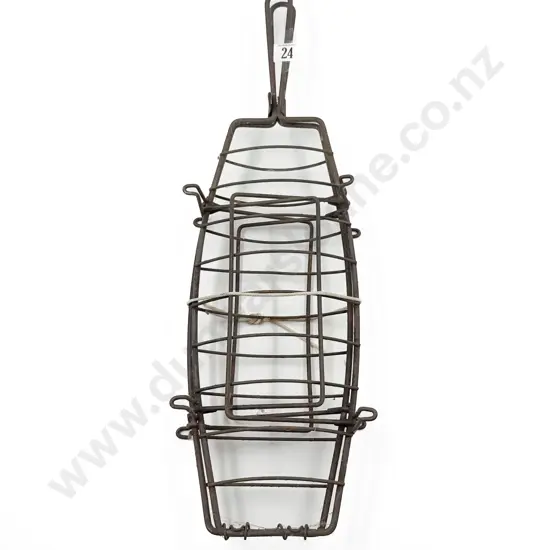 Vintage Fish Frying Cage