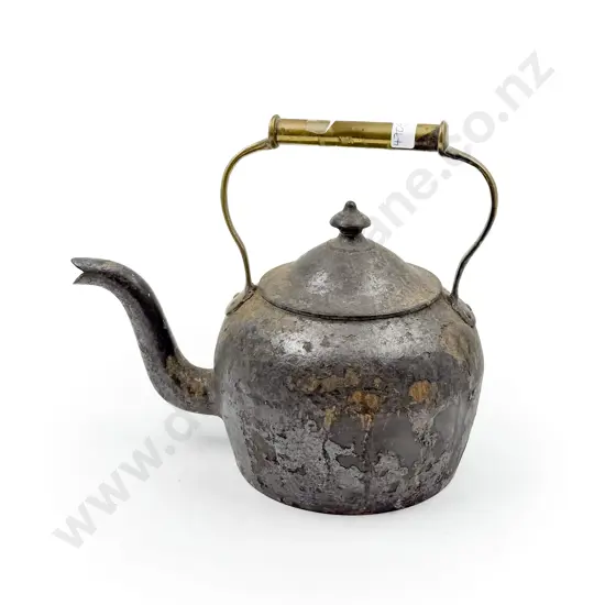 Vintage Cast Iron Teapot