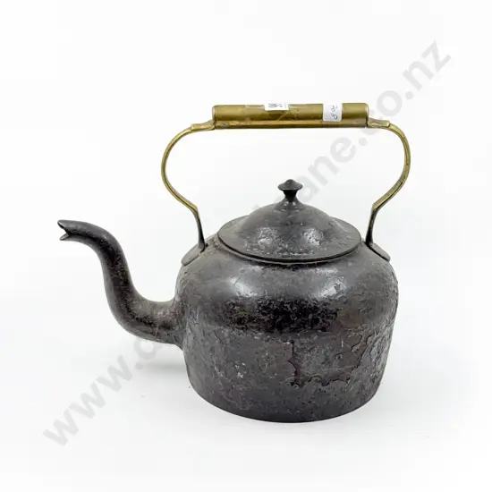 Vintage Cast Iron Teapot