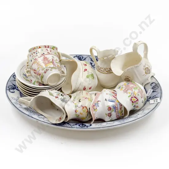 Quantity of Assorted C20th China on B & W Ashet