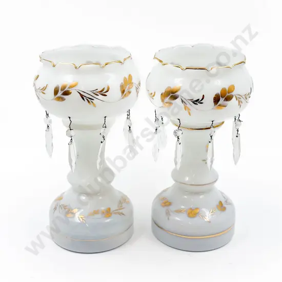 Pair of Glass Lustres