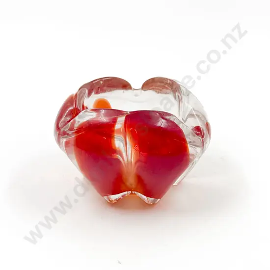 Murano Art Glass Squat Vase