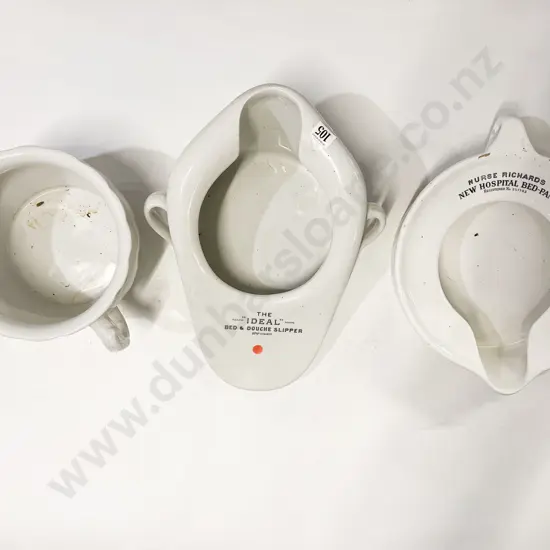 Three Vintage Ceramic Potties