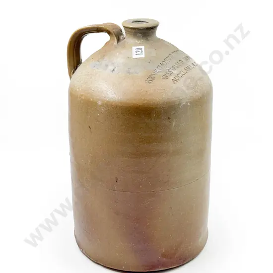 Large NZ Stoneware Flagon