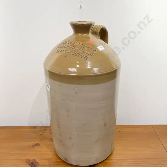 Large Stoneware Flagon