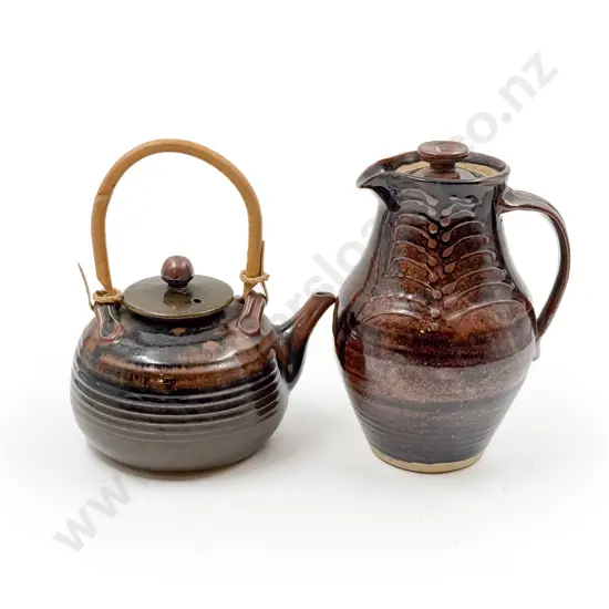 NZ Pottery Teapot & Water Jug