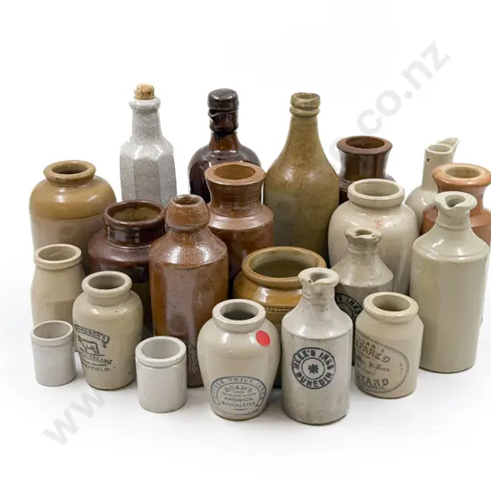 Quantity of Assorted Stoneware Jars & Bottles