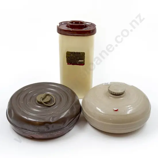 Three Assorted Vintage Hot Water Bottles