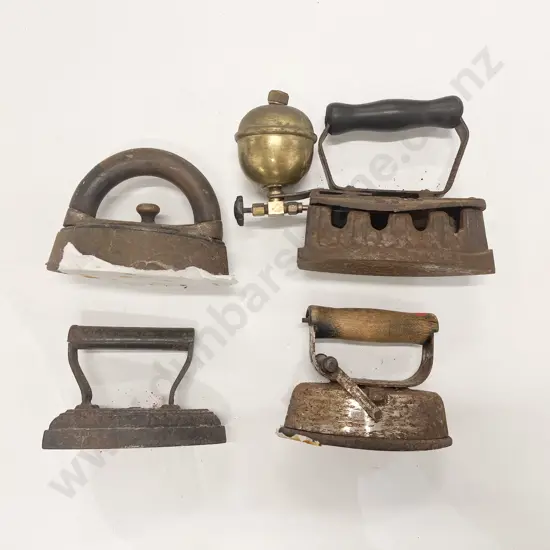 Four Assorted Vintage Flat Irons