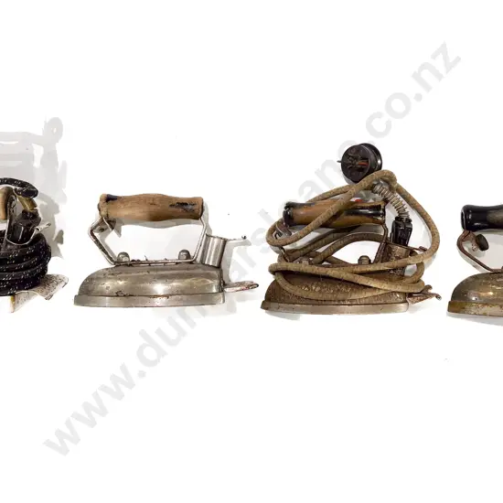 Four Assorted Vintage Irons