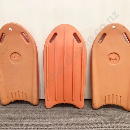 Three Assorted Vintage Life Saving Kick Boards