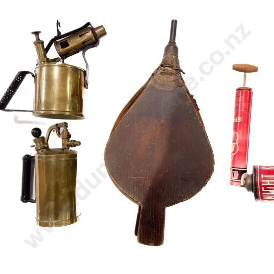 Box Quantity of Assorted Vintage incl Weed Sprayers & Bellows