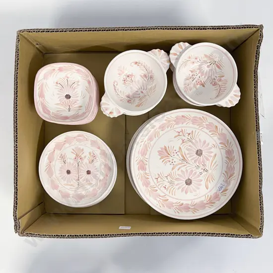 Quimper French Part Dinner Set