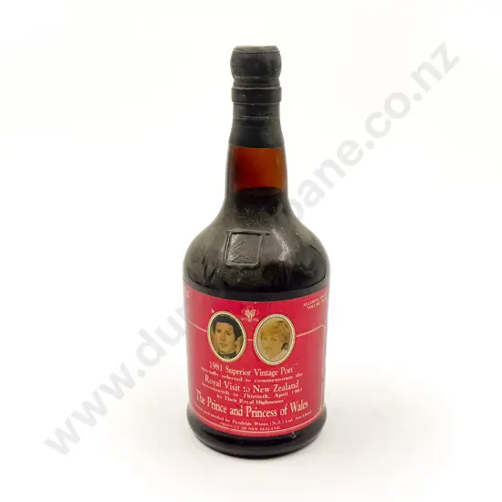 Royal Visit to NZ 1981 Vintage Port