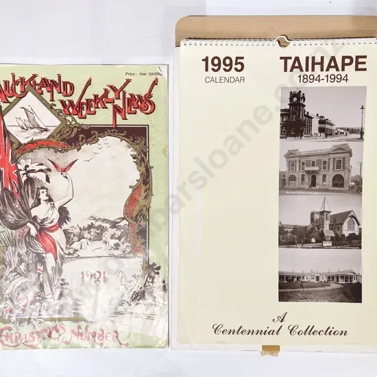 Auckland Weekly News 1901 together with NZ Calendar