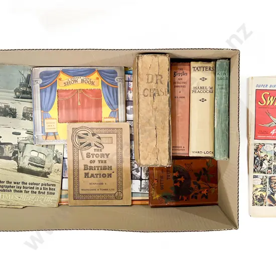 Quantity of Assorted Vintage Books Etc