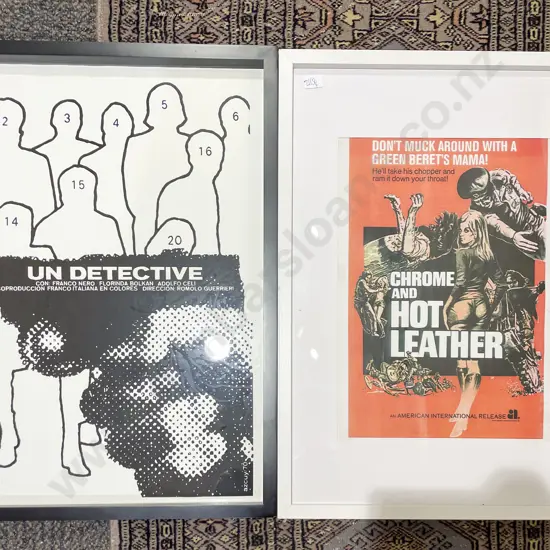 Two Assorted Framed Posters