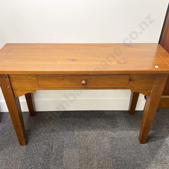 Modern Rimu Single Drawer Hall Table