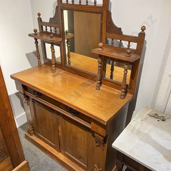 Vict Mirror Back Chiffionier