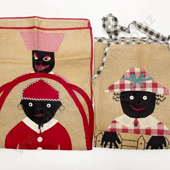 Vintage Apron & Two Duster Bags