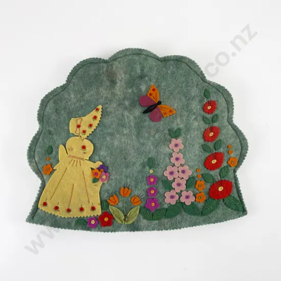 1930's Carpet Felt Tea Cosy