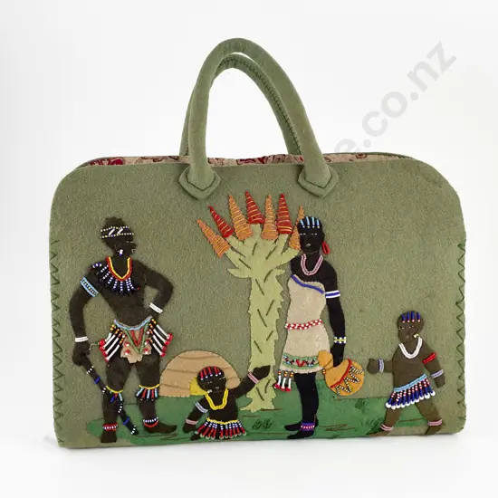 1930's Felt Work Bag