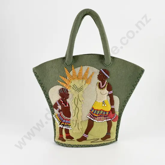 1930's Felt Work Bag