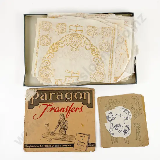 Box of Embroidery Transfers