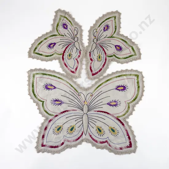 C1940's Butterfly Dressing Table Set