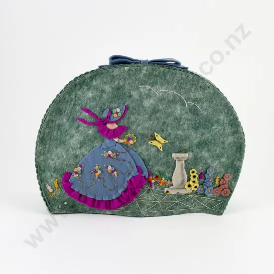 C1930's Carpet Felt Tea Cosy