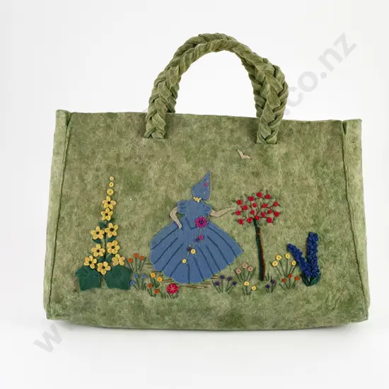 1930's Felt Work Bag