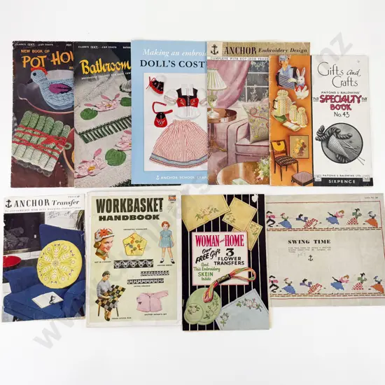 Nine Vintage Patten Books
