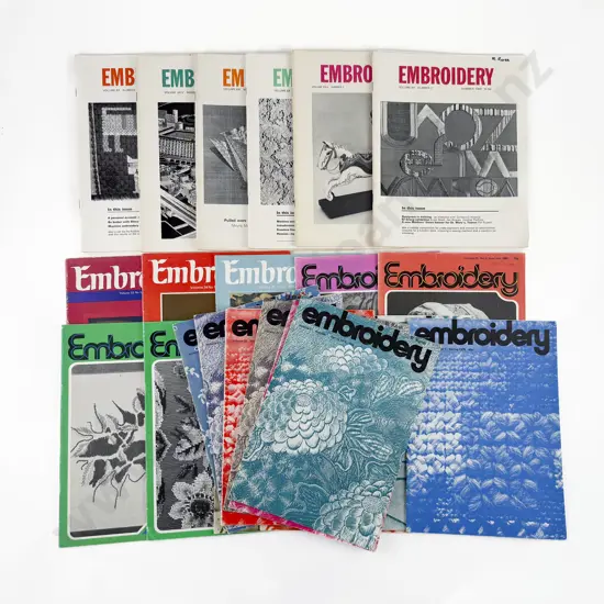 23 issues Embroidery Magazine