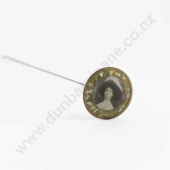 Edwardian Portrait Hat Pin