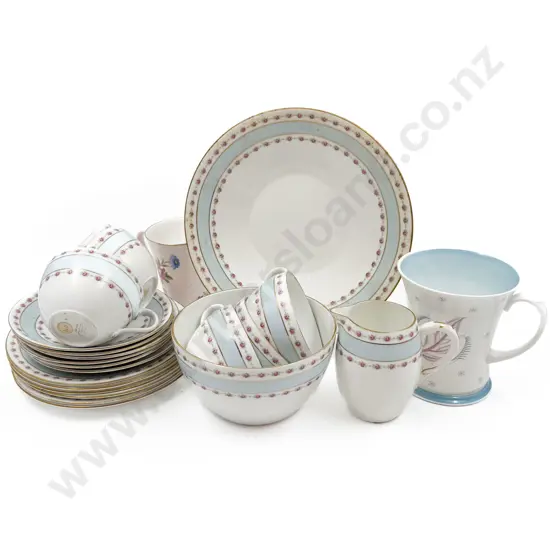 Shelley Two Mugs and Tea Ware