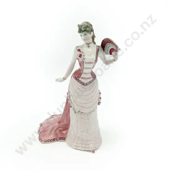 Royal Worcester Figure "The Painted Fan"