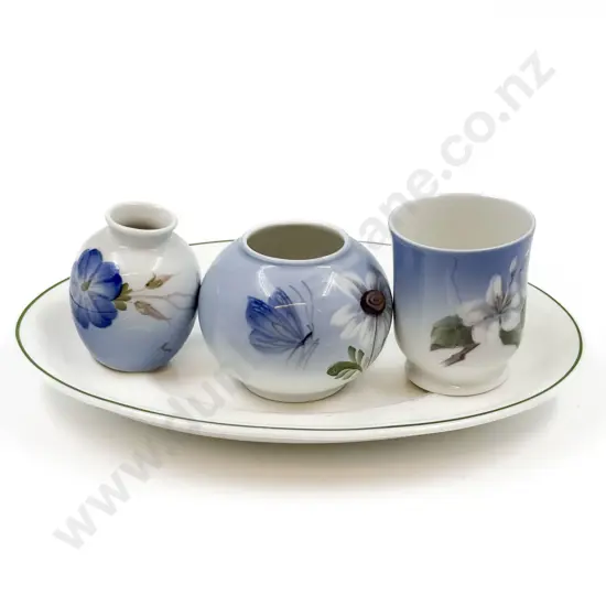 Three Royal Copenhagen Posey Pots