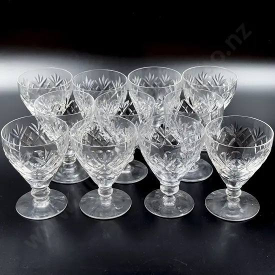 Royal Doulton Crystal 11 Wine Goblets