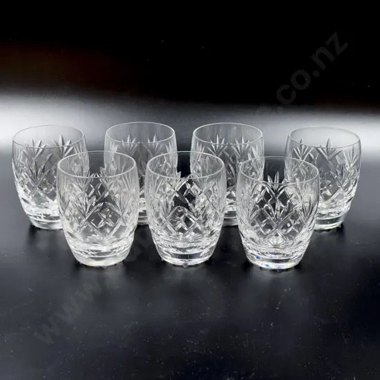 Royal Doulton Crystal Seven Tumblers