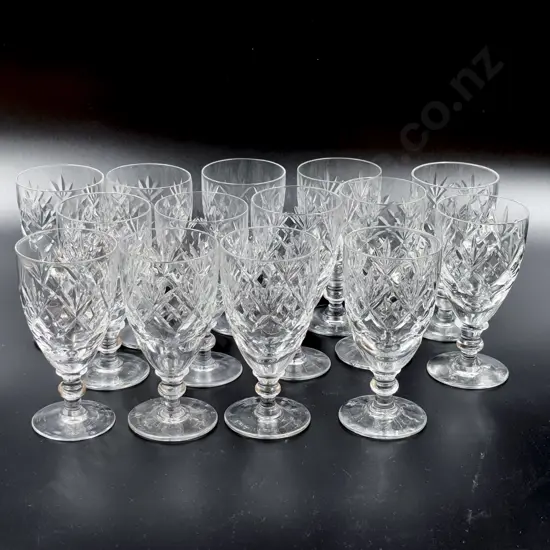 Royal Doulton Crystal Fourteen Port Goblets