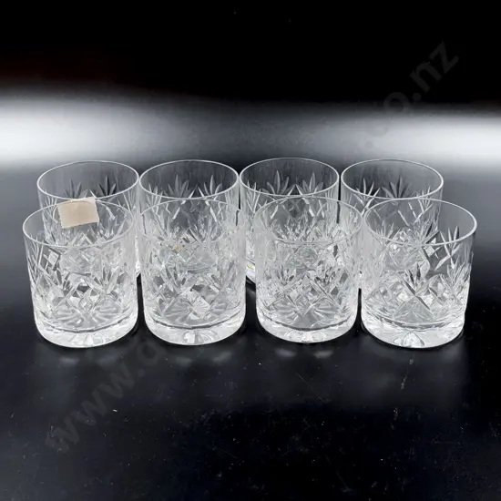 Royal Doulton Crystal Eight Tumblers
