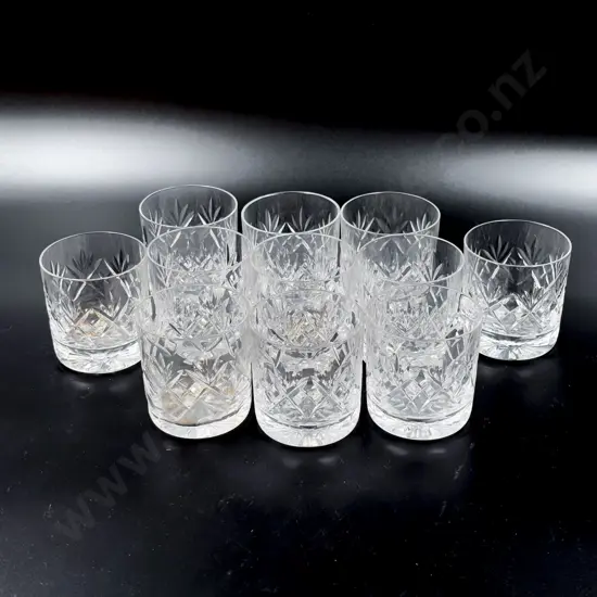 Royal Doulton Crystal 11 Small Tumblers