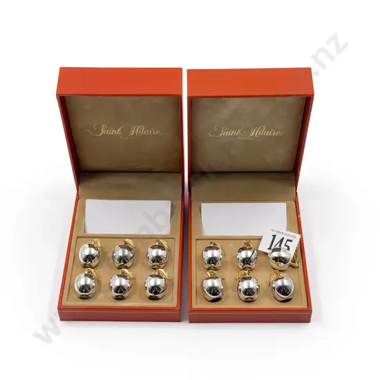 French Two Boxed Sets of Place Holders