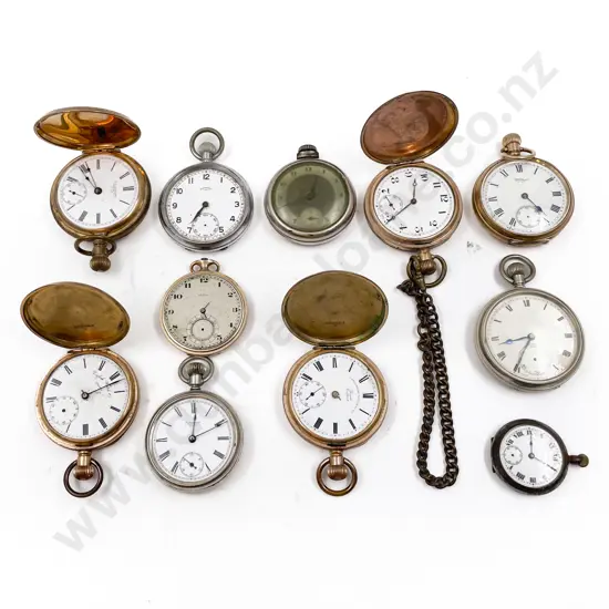 Various Pocket Watches Suitable for Parts and/or Repair