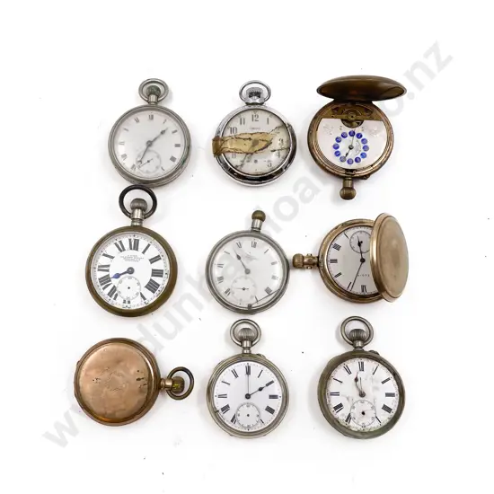 Various Pocket Watches Suitable for Parts and/or Repair