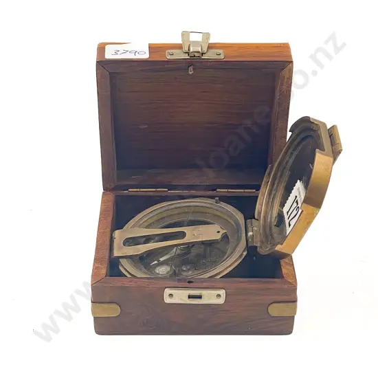 Repro Brass Boxed Compass